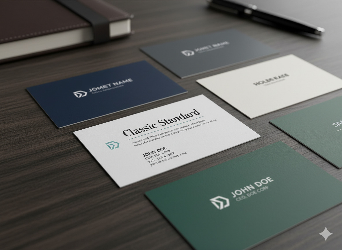 Classic standard business cards