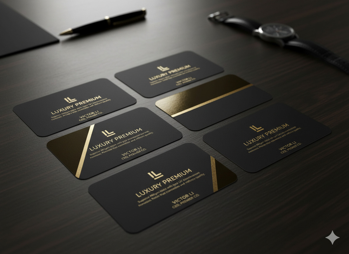 Luxury premium business cards